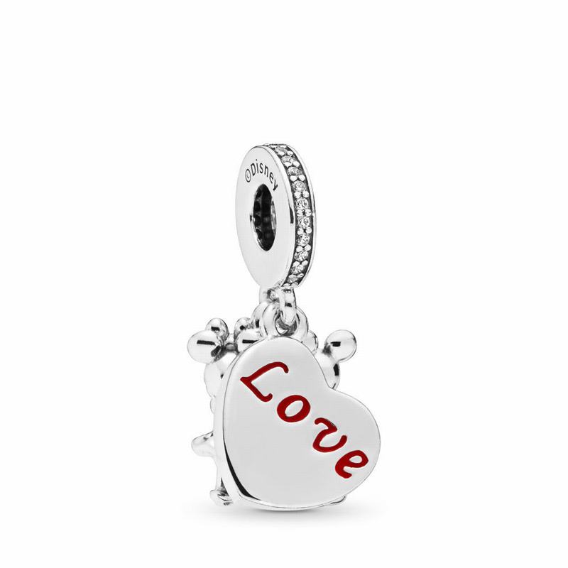 Pandora Disney Minnie & Mickey With Love Charm Silver Egypt PY7380694